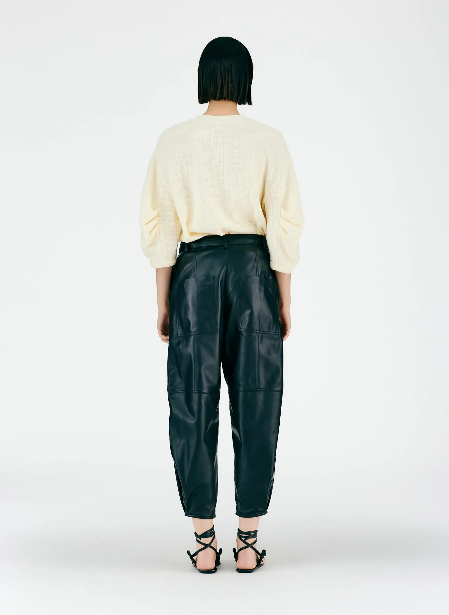 Leather Sculpted Pant