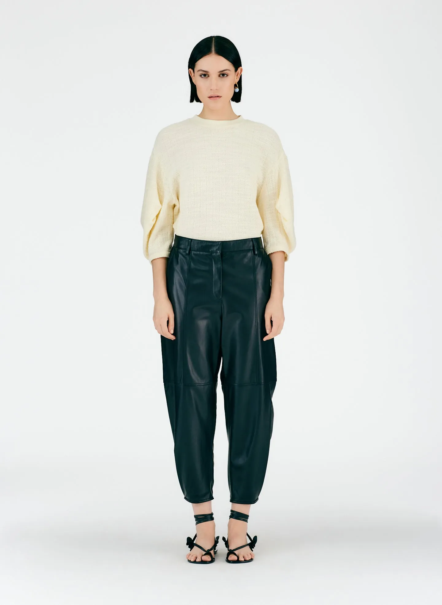 Leather Sculpted Pant