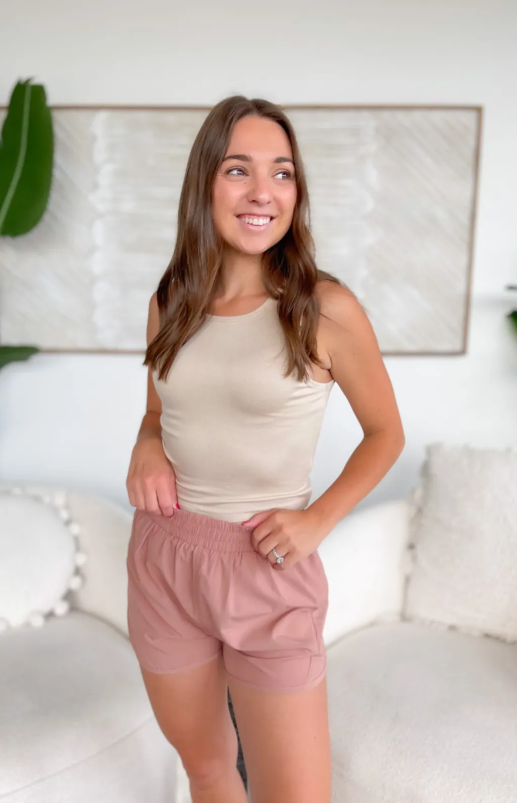 Leighton Ginger Active Shorts