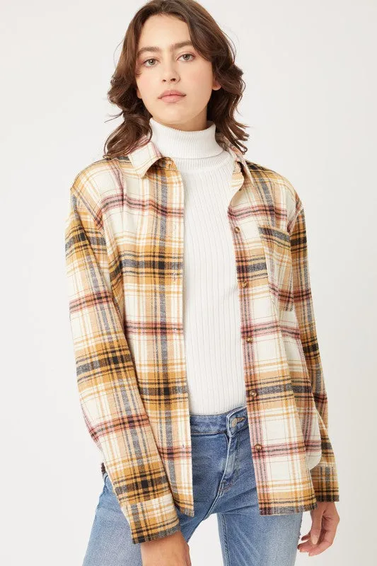 Love Tree Women's Flannel Top