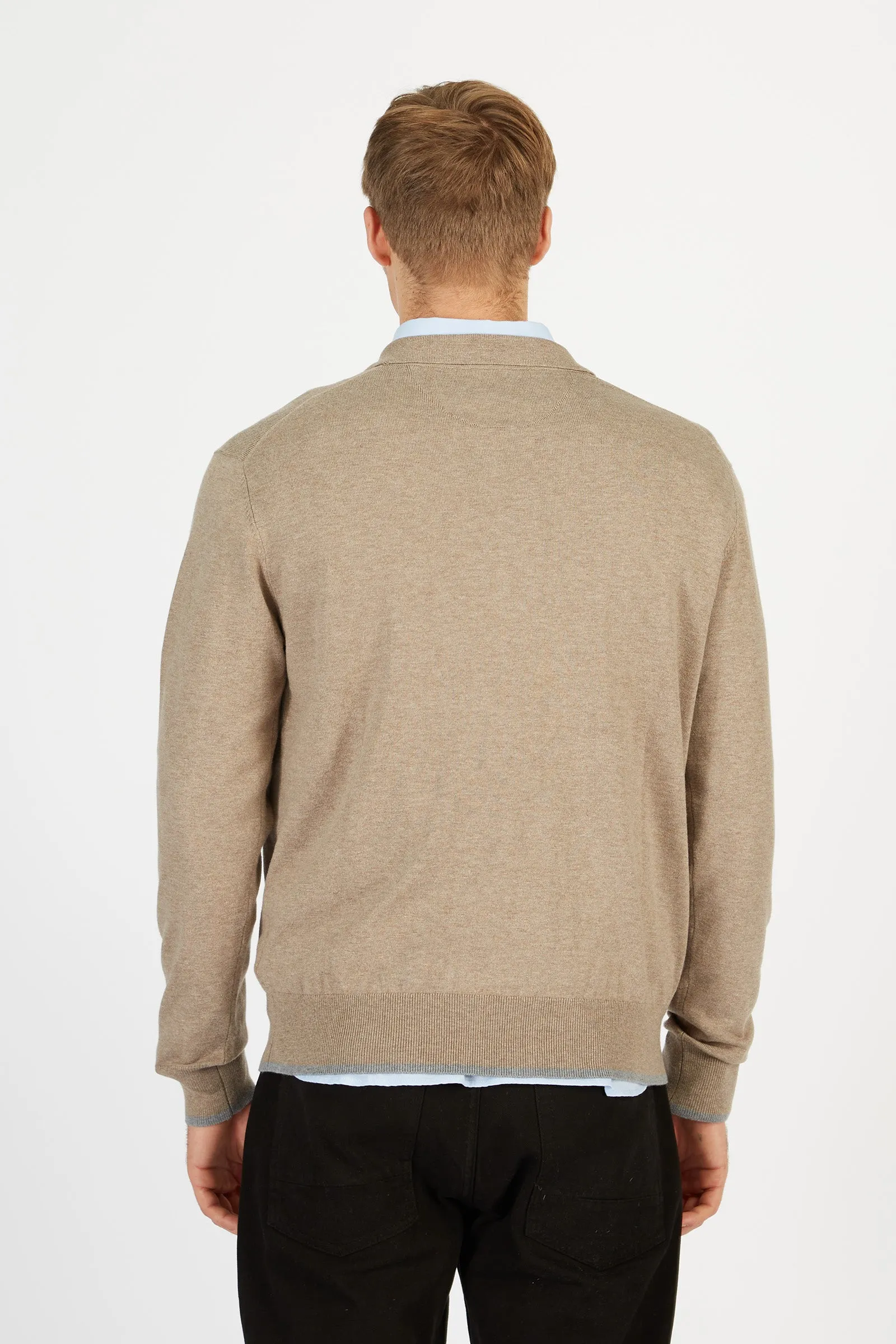 Maglione uomo Blue Ribbon in misto cashmere regular fit