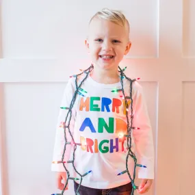 Merry & Bright | White Tshirt