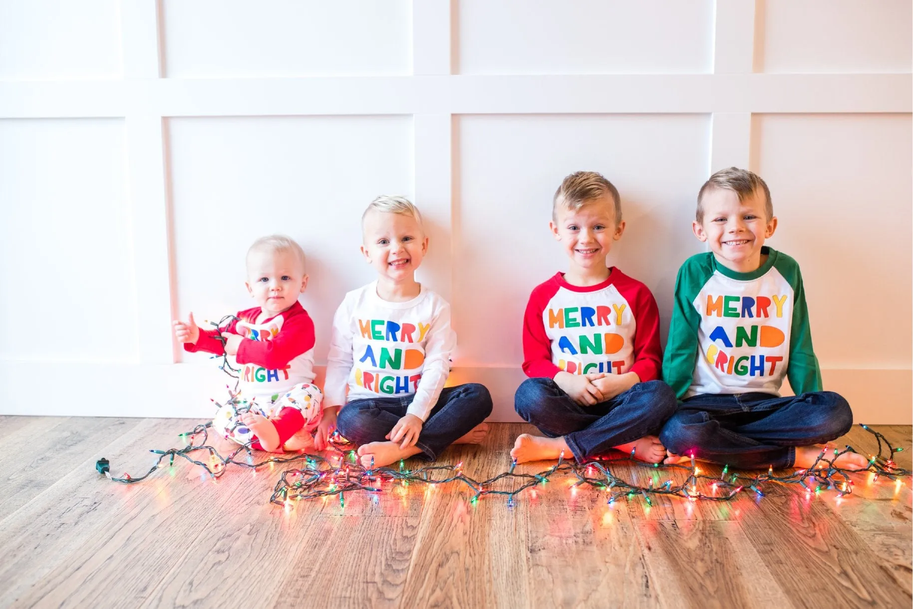Merry & Bright | White Tshirt