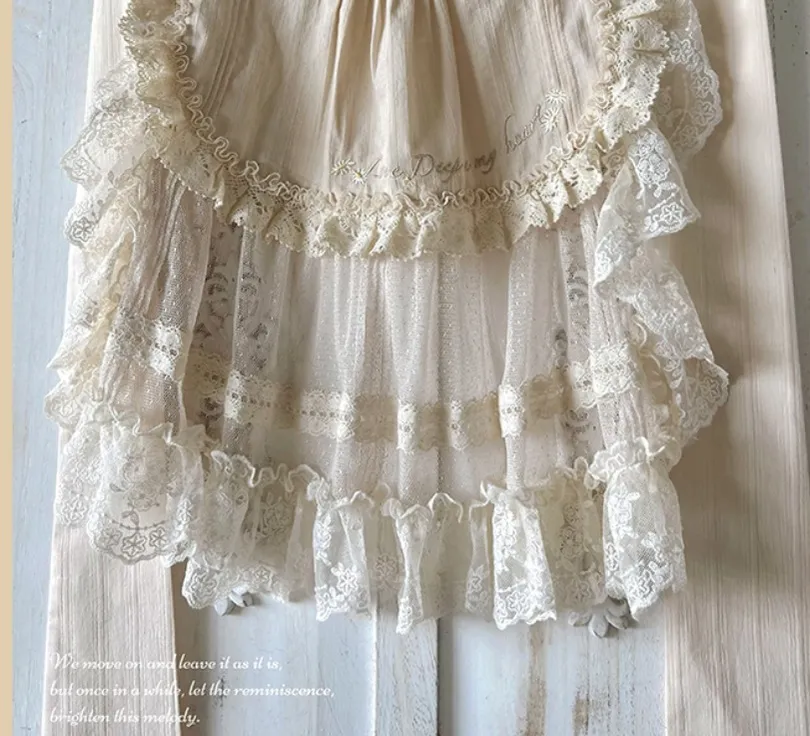 MieYe~Elegant Lolita Daisy Embroidery Headdress and Accessory