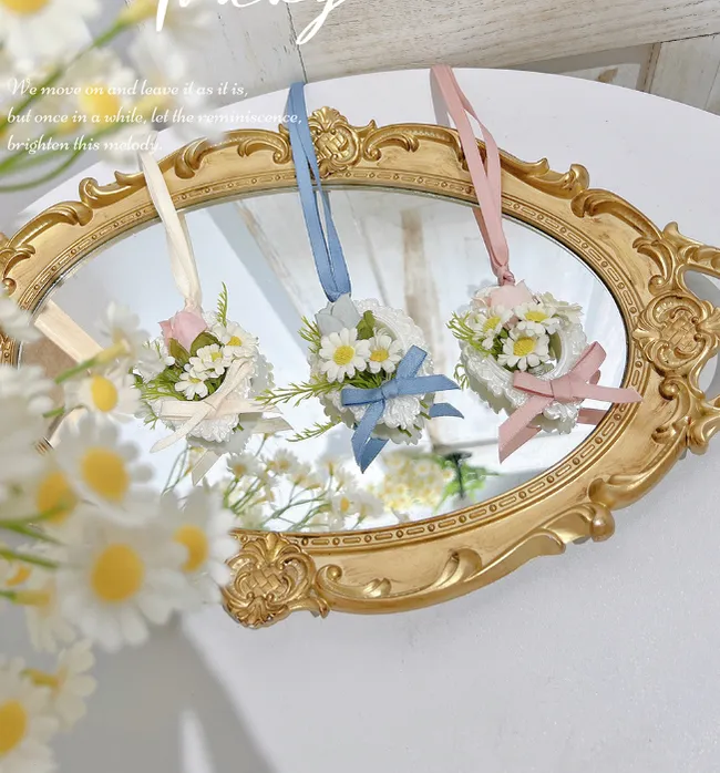 MieYe~Elegant Lolita Daisy Embroidery Headdress and Accessory