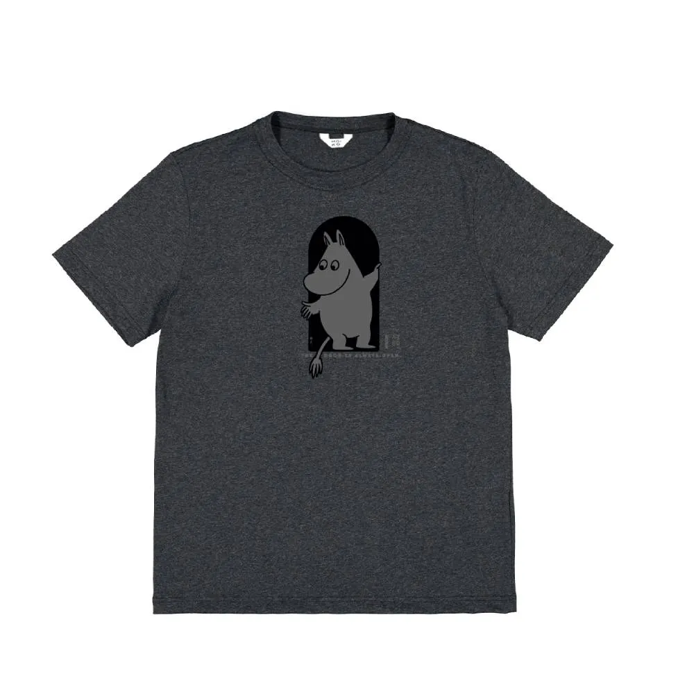 Moomintroll Doorstep T-Shirt Antharacite - Moiko