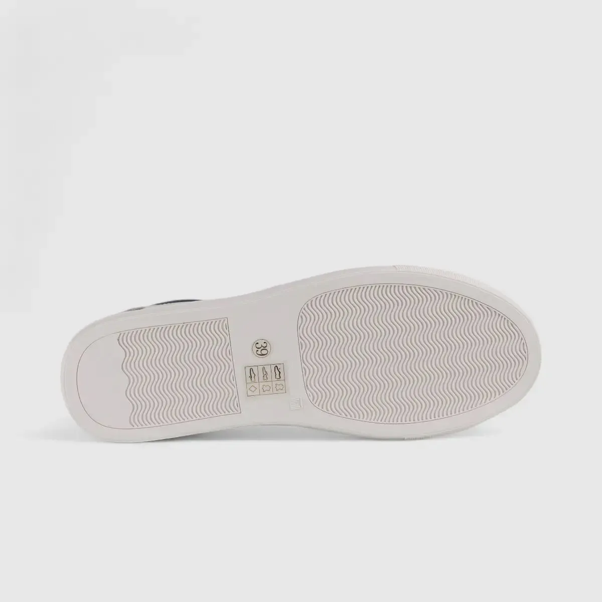 Morbido Ladies Leather Statement Sneakers White BIL009