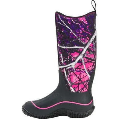 Muck Women's Muddy Girl Hale 15" Soft Toe Waterproof Work Boot -Black- HAWMSMG