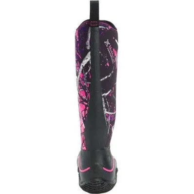 Muck Women's Muddy Girl Hale 15" Soft Toe Waterproof Work Boot -Black- HAWMSMG