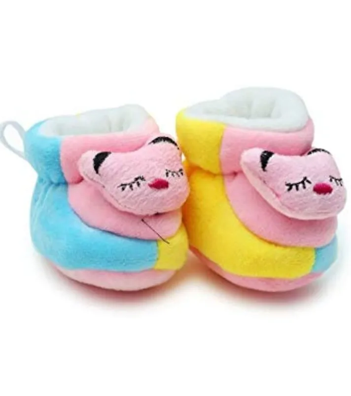 MultiColor Booties Cum Socks For Unisex Babies