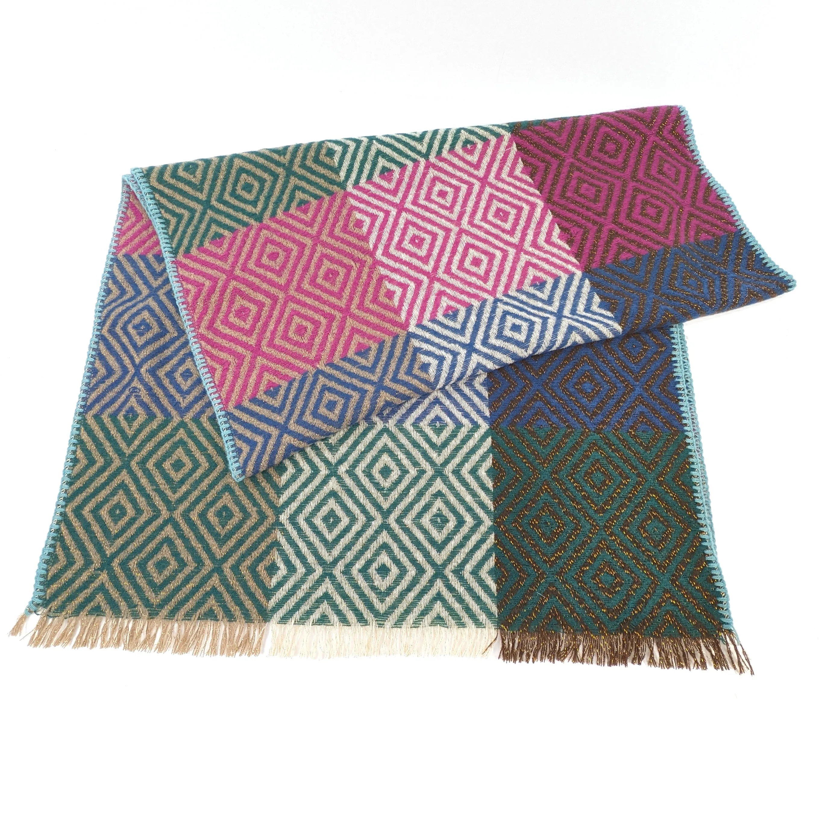Nevsha - Sparkling Diamonds Blanket Scarf (65x180cm) - Vibrant Colours