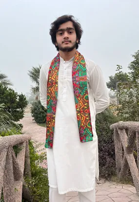 PAKISTAN BRAND SCARF FOR MEN -  SEAMLESS ABSTRACT