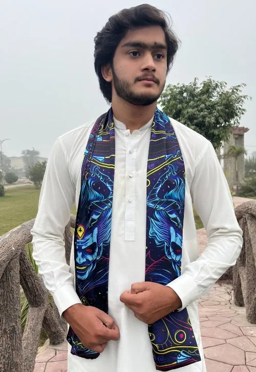 PAKISTAN BRAND SCARF FOR MEN - VIBRANT JOKER