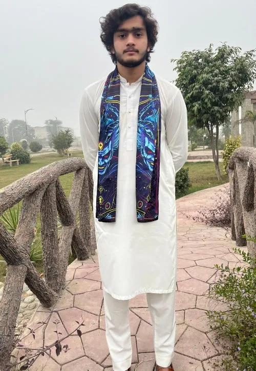 PAKISTAN BRAND SCARF FOR MEN - VIBRANT JOKER