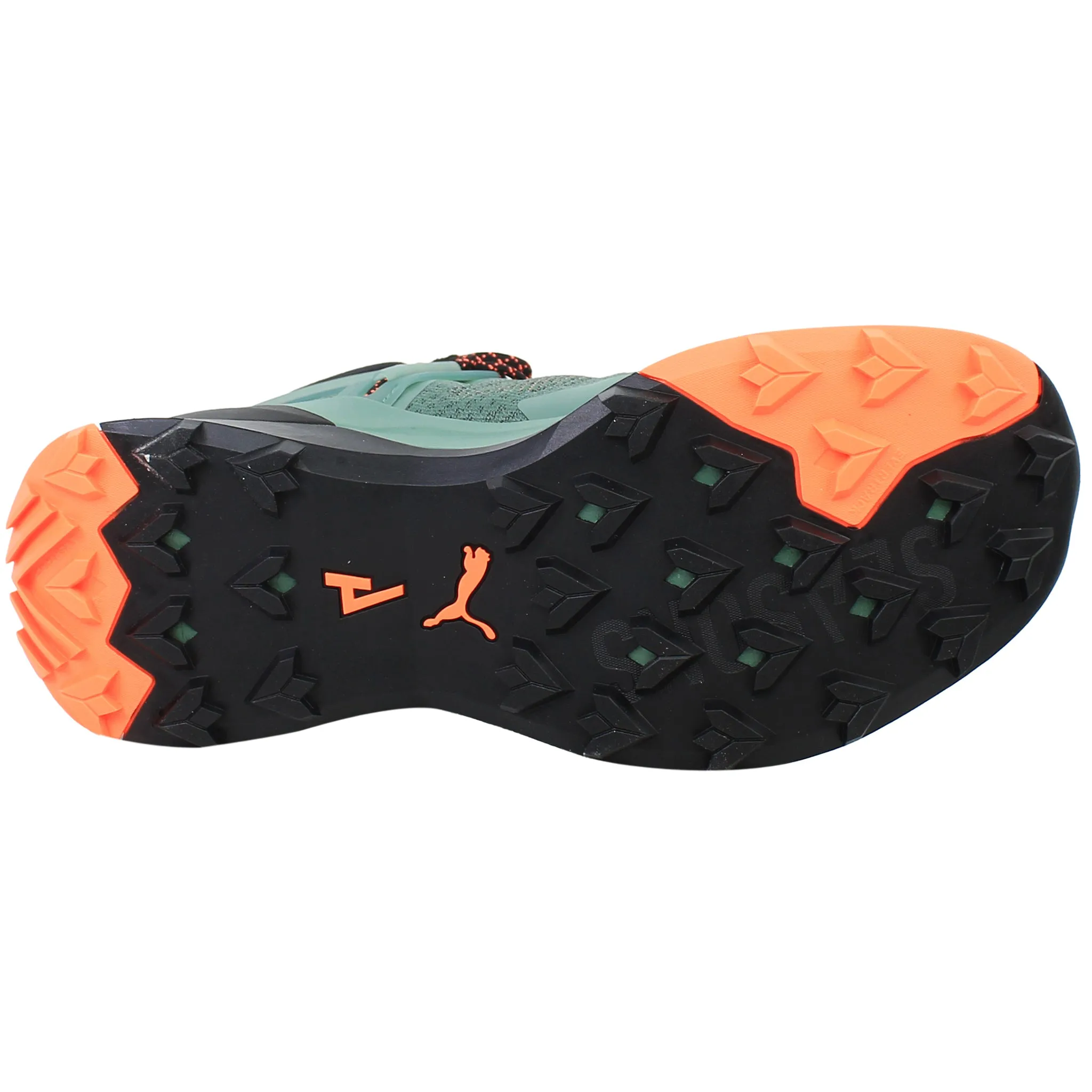 Puma Explore Nitro Mens Green Mid Hiking Shoes