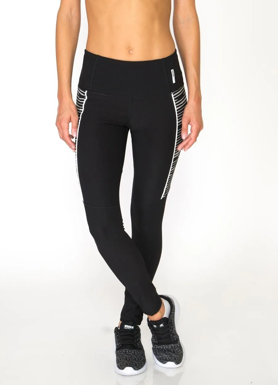 Reflective Print with Lazer Leggings