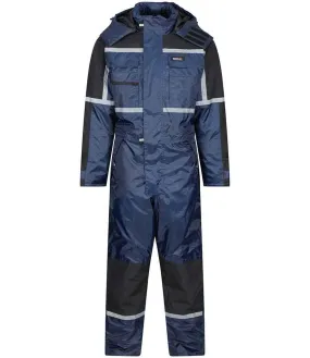 Regatta Pro Waterproof Insulated Coverall | Navy