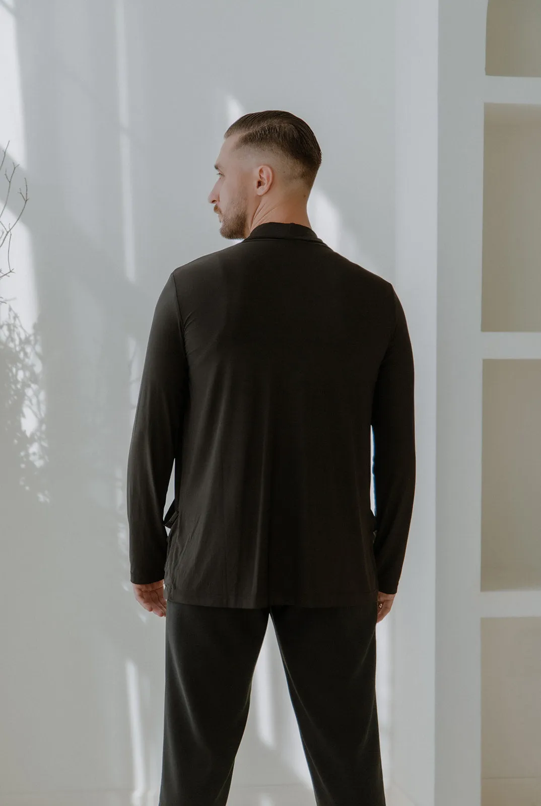 Roman Cardigan - Black