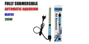 RS Electrical 200 W Automatic on Off Facility Aquarium Glass Heater