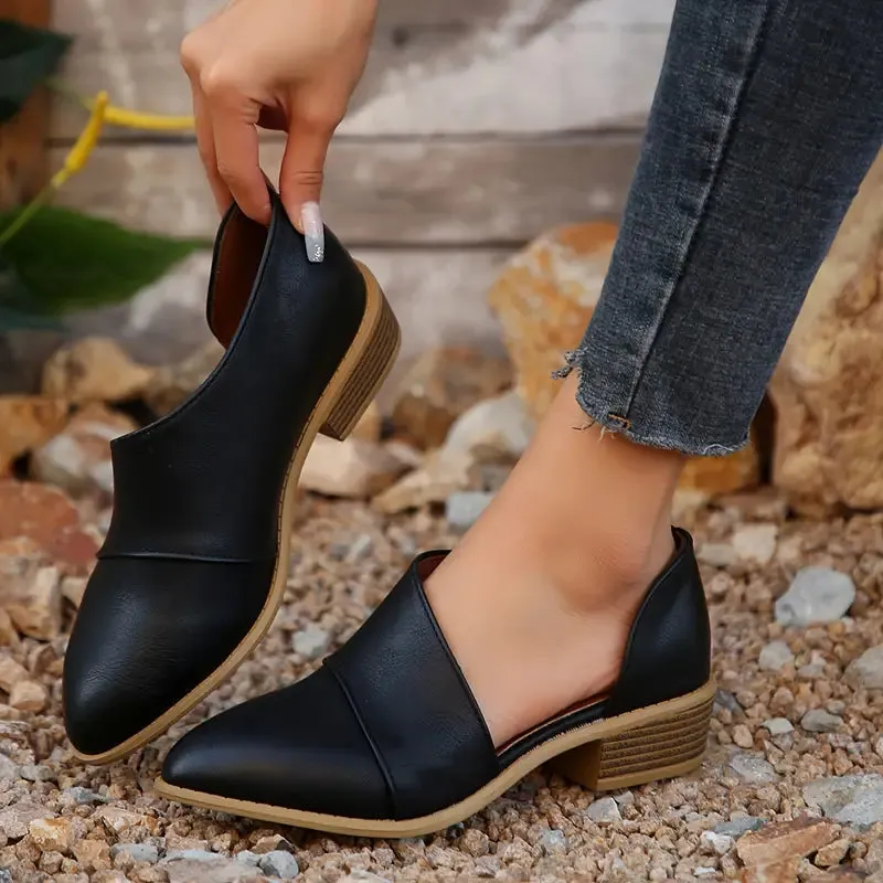 SAVINA™ WOMEN'S CHUNKY HEEL SHORT BOOTS