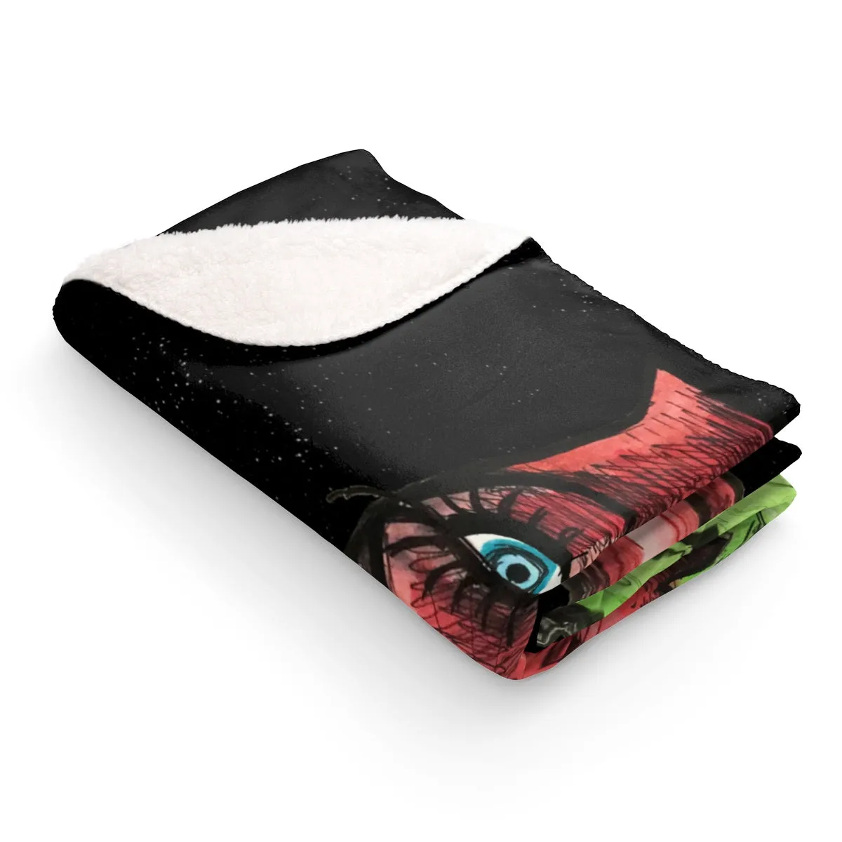 Sherpa Fleece Blanket - Lookin