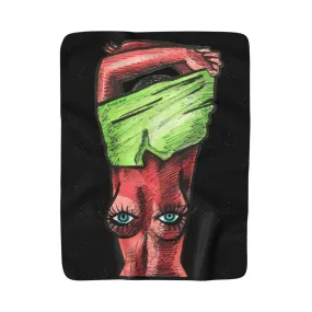 Sherpa Fleece Blanket - Lookin