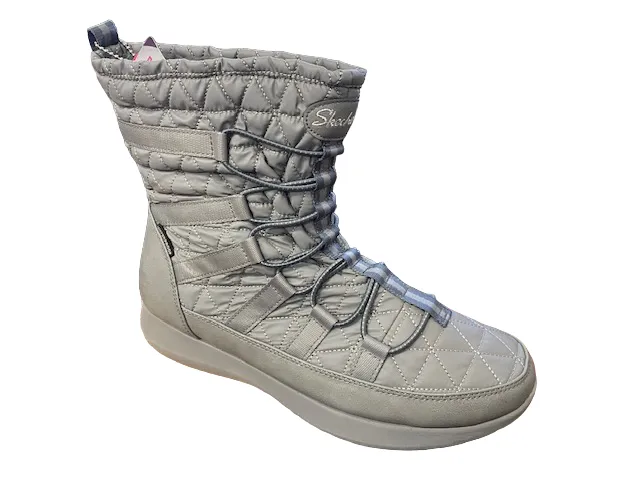 Skechers scarponcino alto da donna Boulder East Stone 49806 CCL grigio