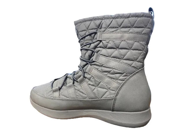 Skechers scarponcino alto da donna Boulder East Stone 49806 CCL grigio