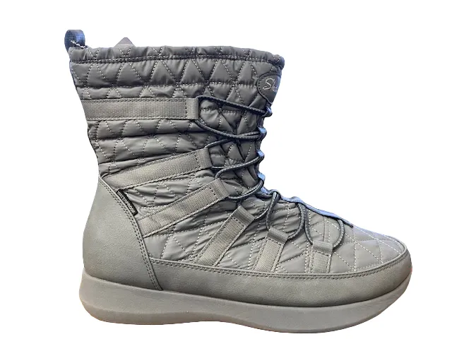 Skechers scarponcino alto da donna Boulder East Stone 49806 CCL grigio
