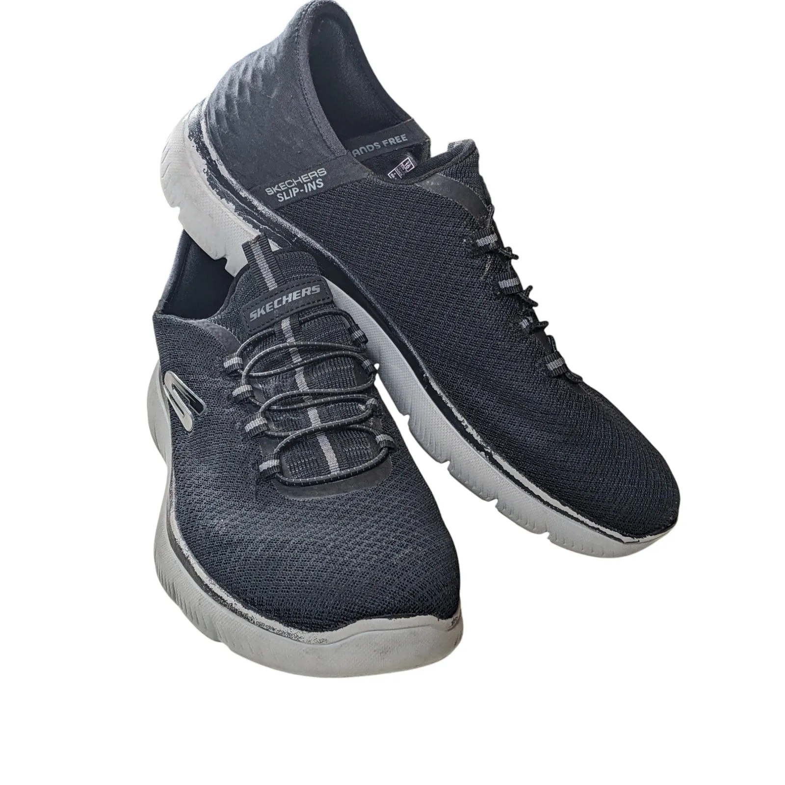 Skechers Slip Ins Shoes Men 10 Hand Free Athletic Sneakers Comfort Walking Light