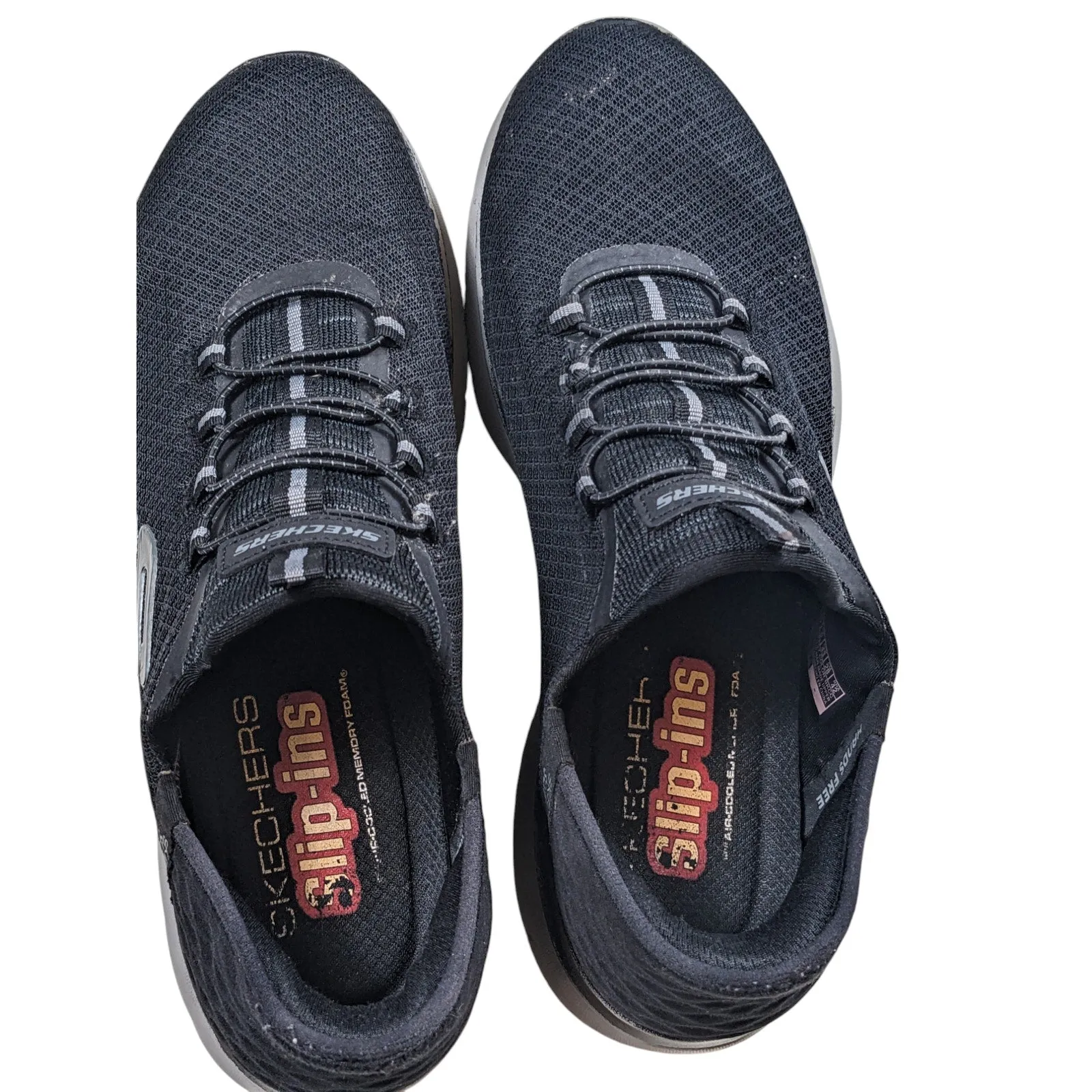 Skechers Slip Ins Shoes Men 10 Hand Free Athletic Sneakers Comfort Walking Light