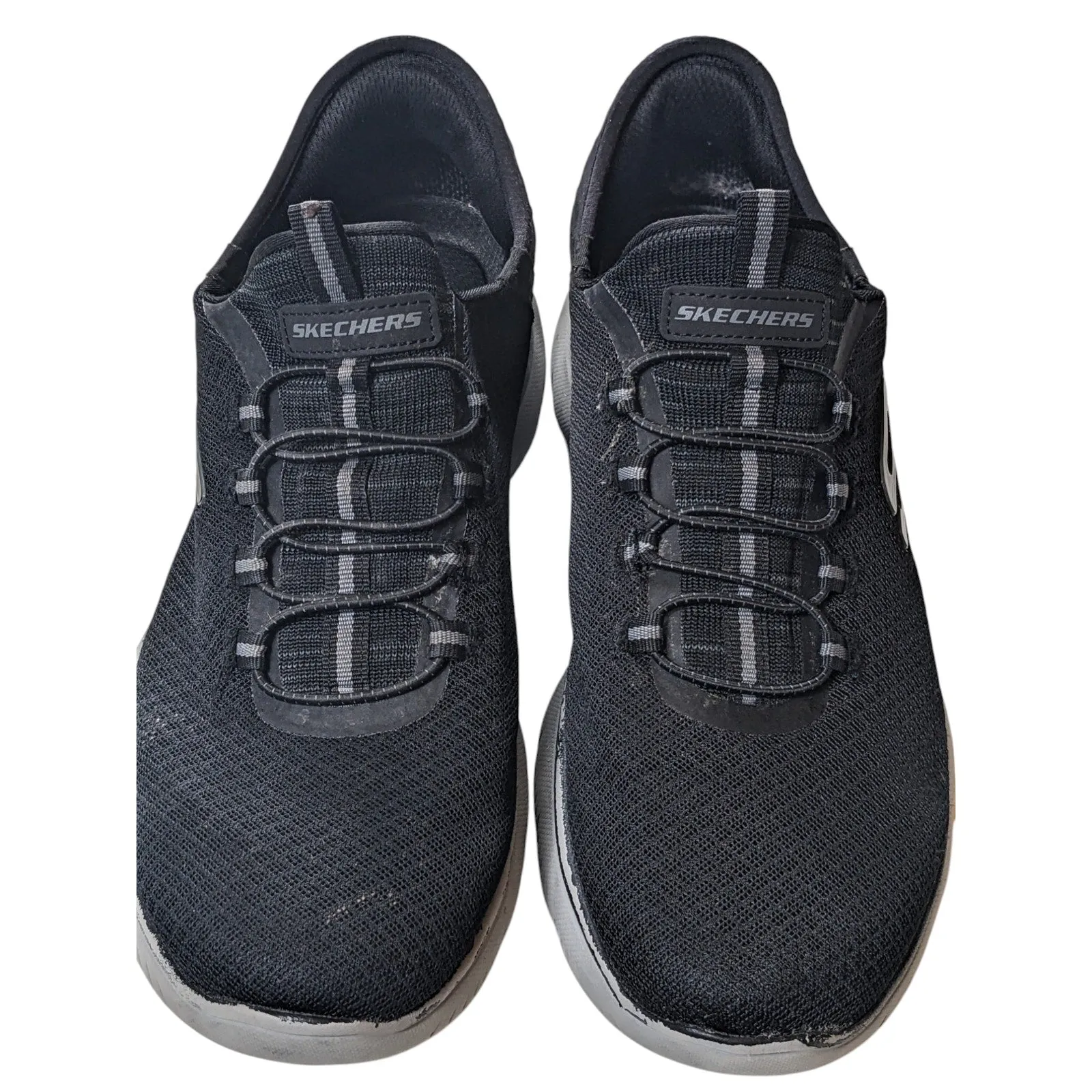 Skechers Slip Ins Shoes Men 10 Hand Free Athletic Sneakers Comfort Walking Light
