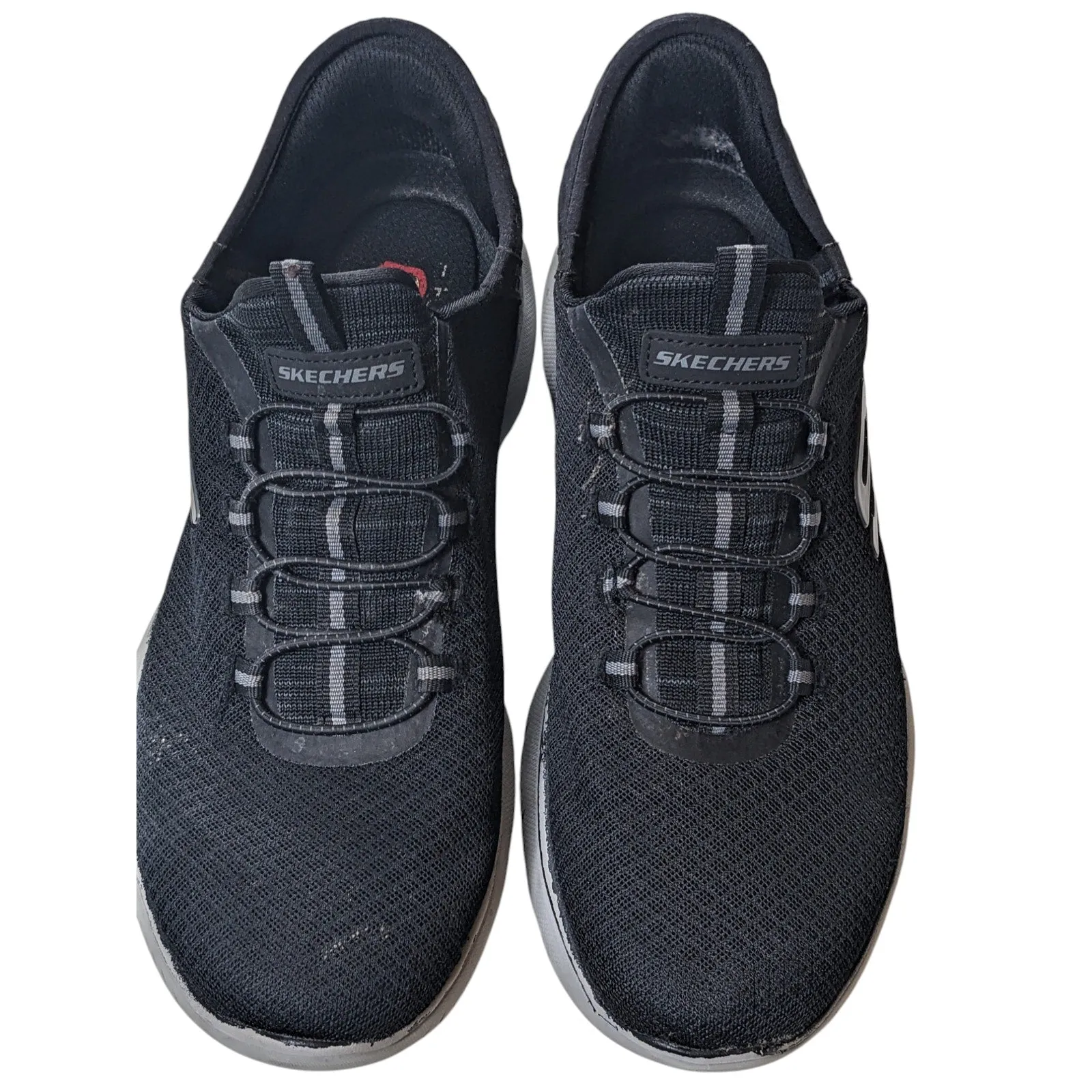 Skechers Slip Ins Shoes Men 10 Hand Free Athletic Sneakers Comfort Walking Light