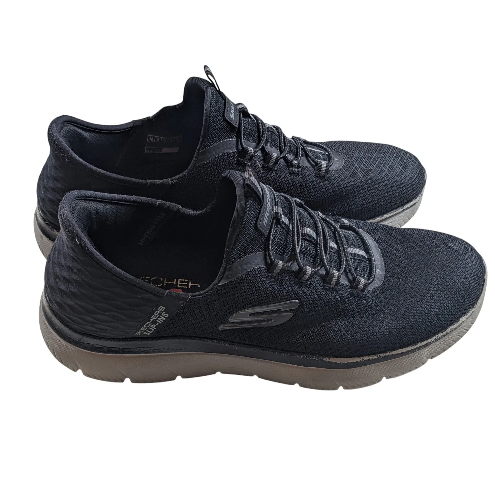 Skechers Slip Ins Shoes Men 10 Hand Free Athletic Sneakers Comfort Walking Light