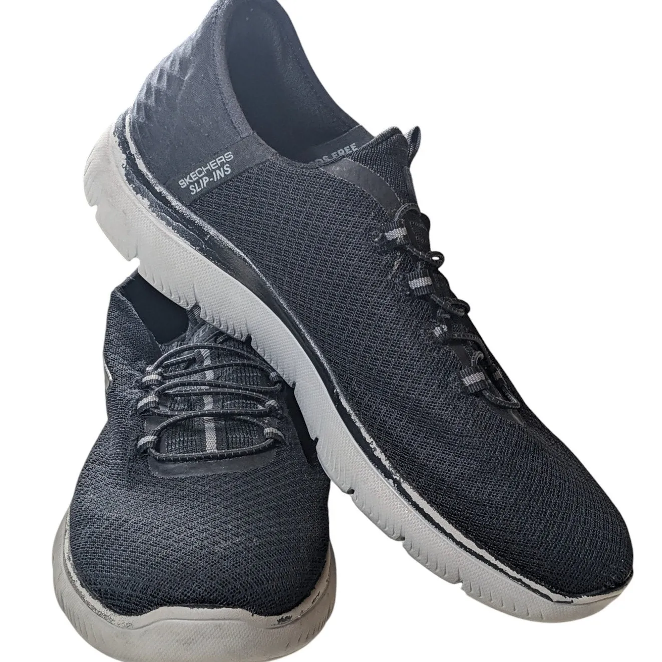 Skechers Slip Ins Shoes Men 10 Hand Free Athletic Sneakers Comfort Walking Light