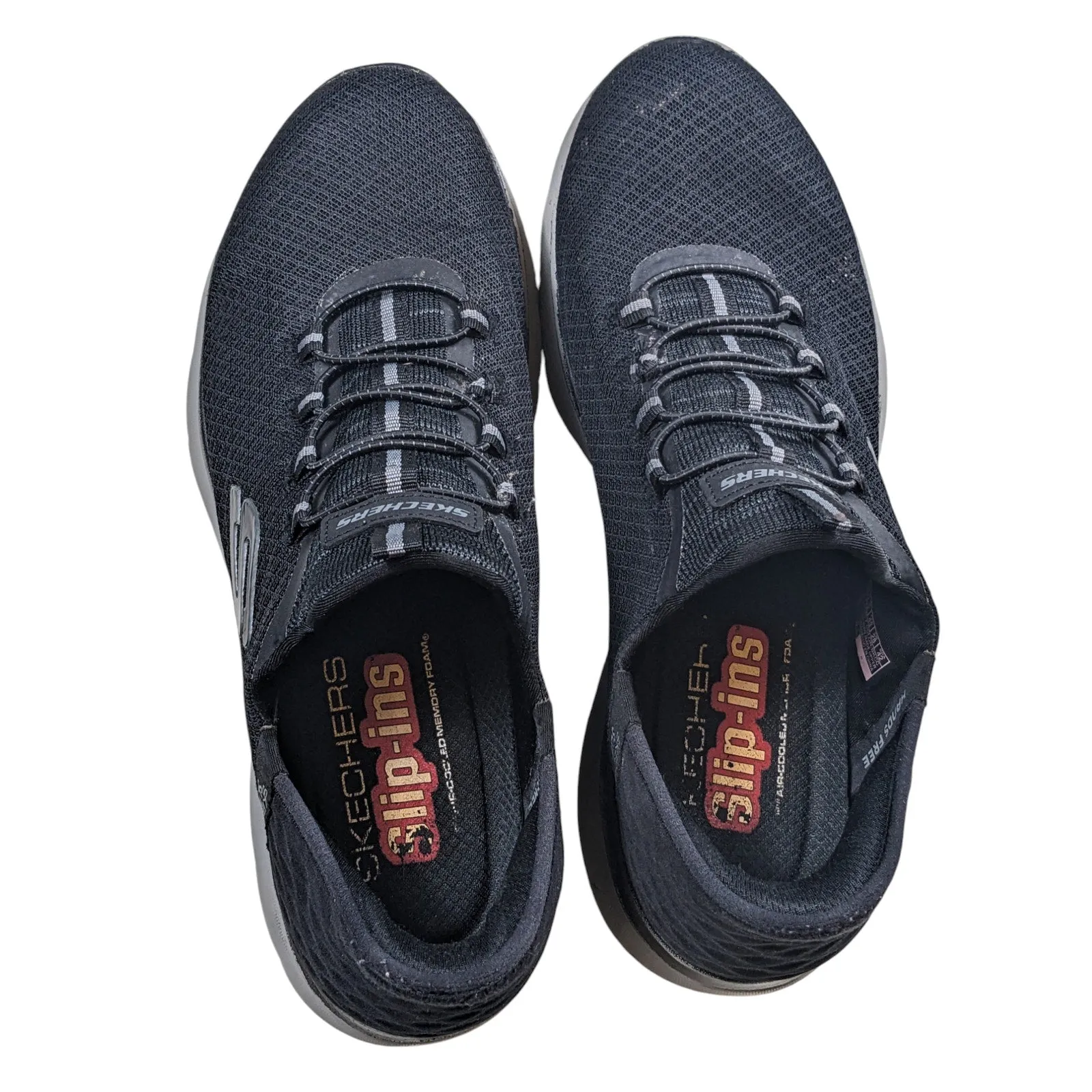 Skechers Slip Ins Shoes Men 10 Hand Free Athletic Sneakers Comfort Walking Light
