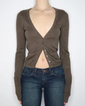 Soft Brown Cardigan (Medium) 