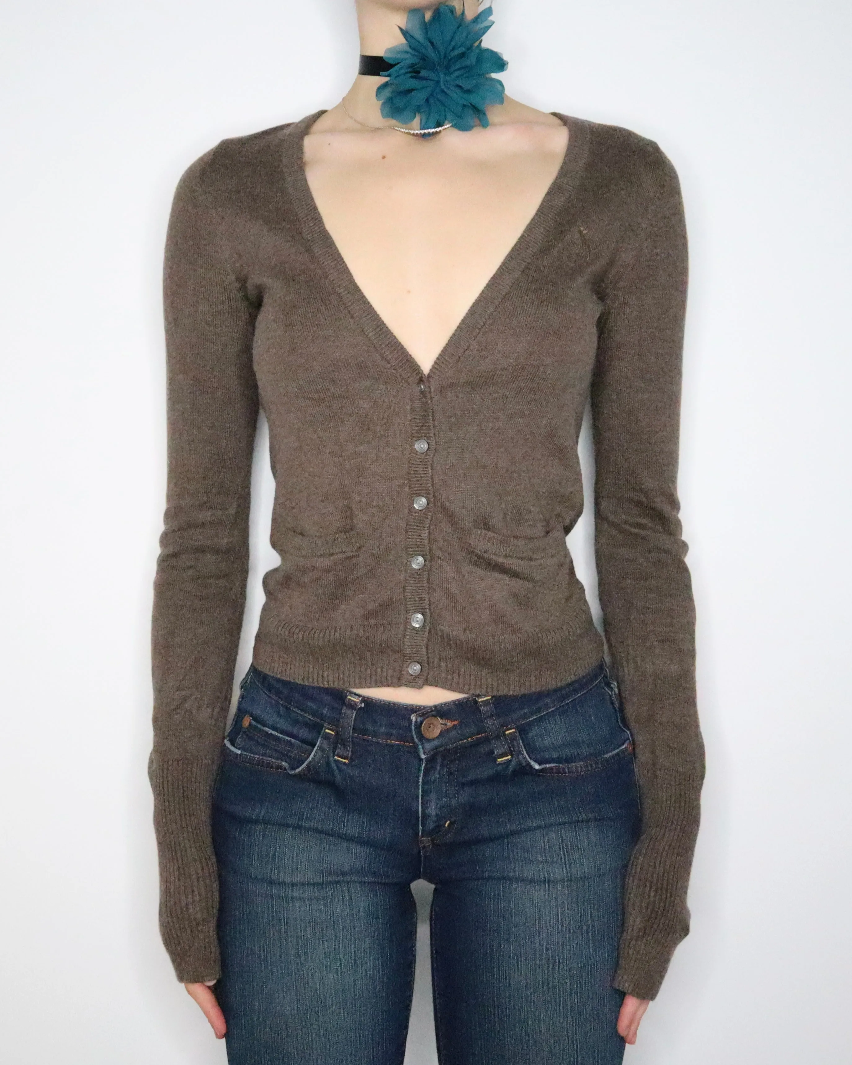 Soft Brown Cardigan (Medium) 