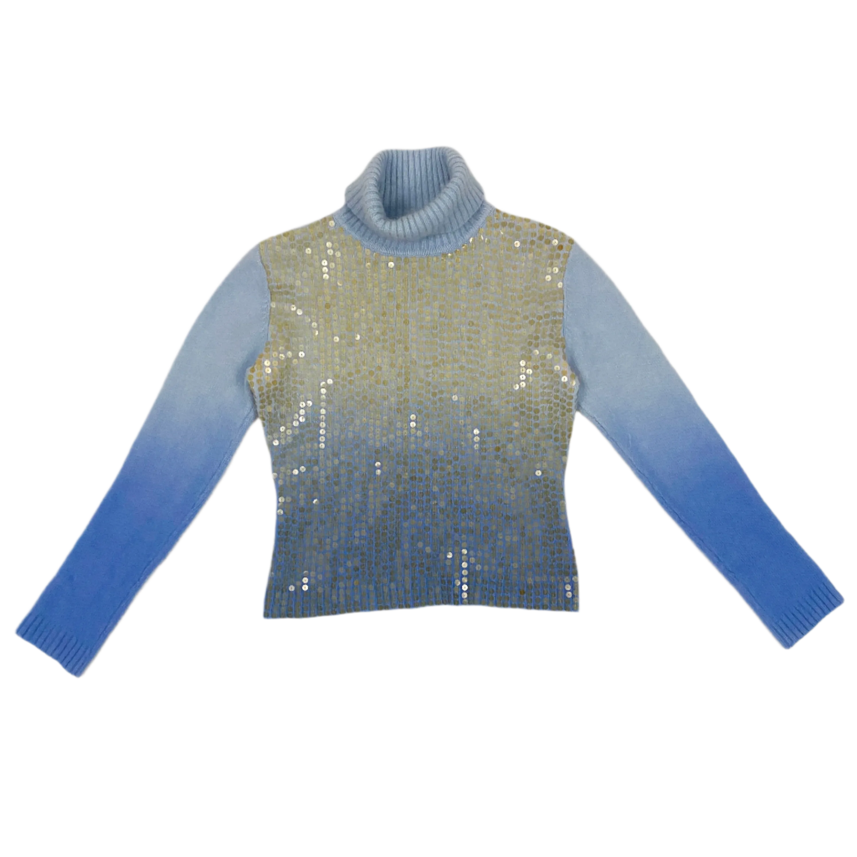 Soft Knit Sequin Turtleneck (M)
