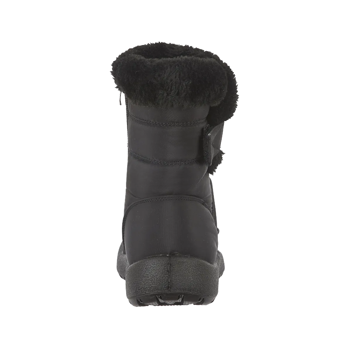 SPRUCE Ladies fleecy ankle boot with touch and close strap winter snow boots