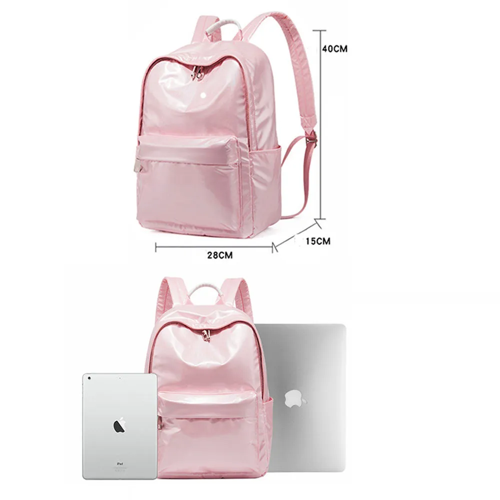 Stylish School Backpack for Teens Cute Muliti-colors Bookbag Large Capacity Travel Bag