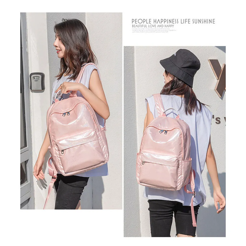 Stylish School Backpack for Teens Cute Muliti-colors Bookbag Large Capacity Travel Bag