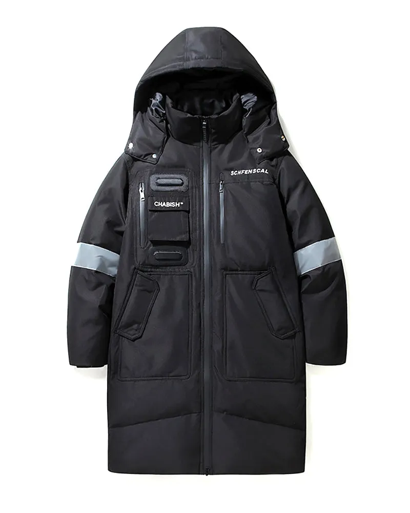 Techwear Windproof and Snowproof Warm Coat