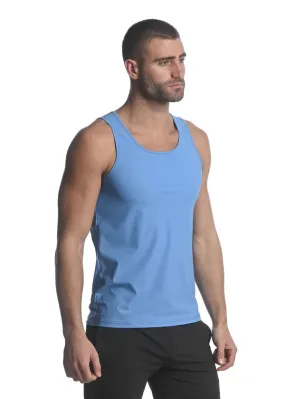 Textured Stretch Mesh Performance Tank