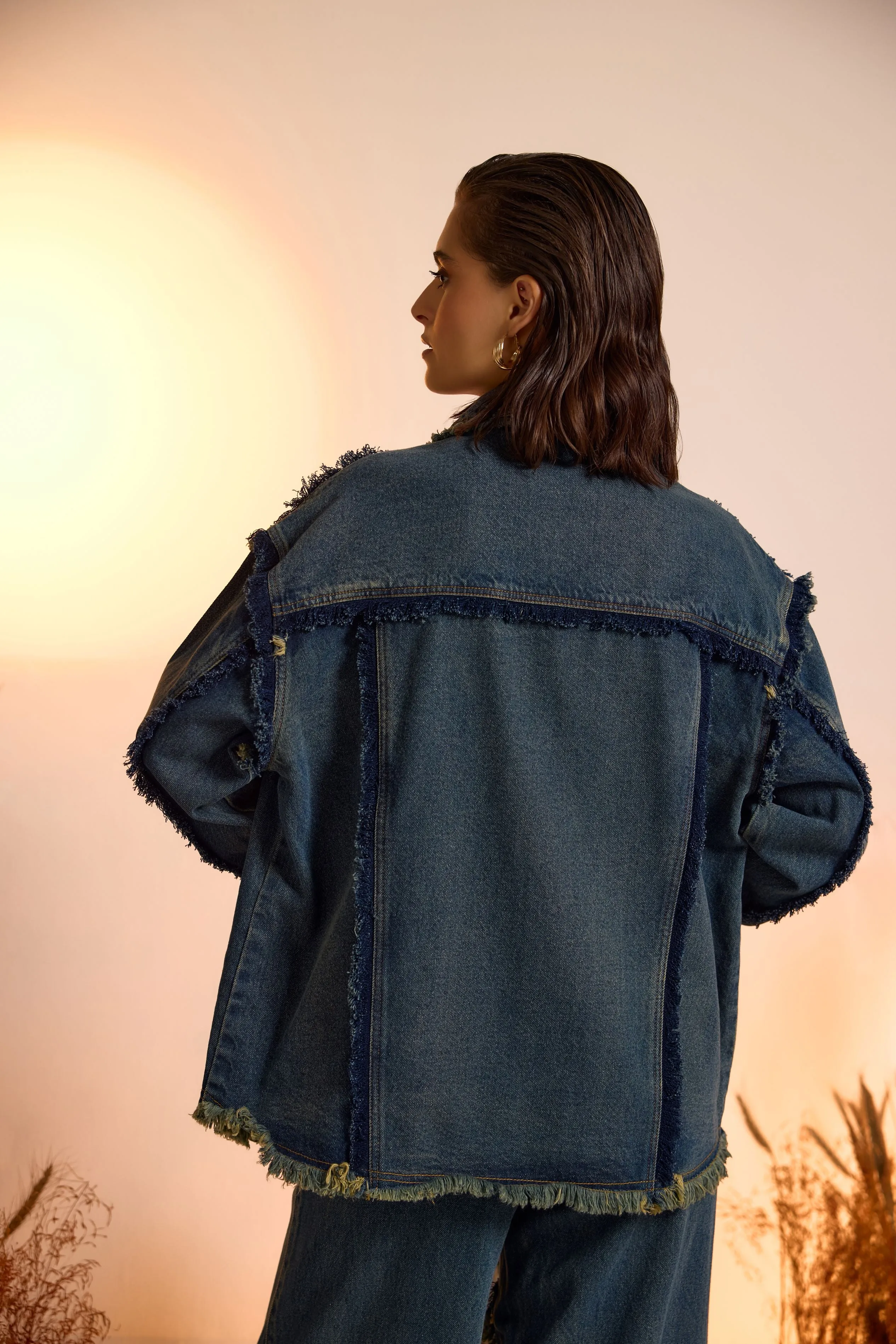 Vintage Wash Jacket & Jeans Set