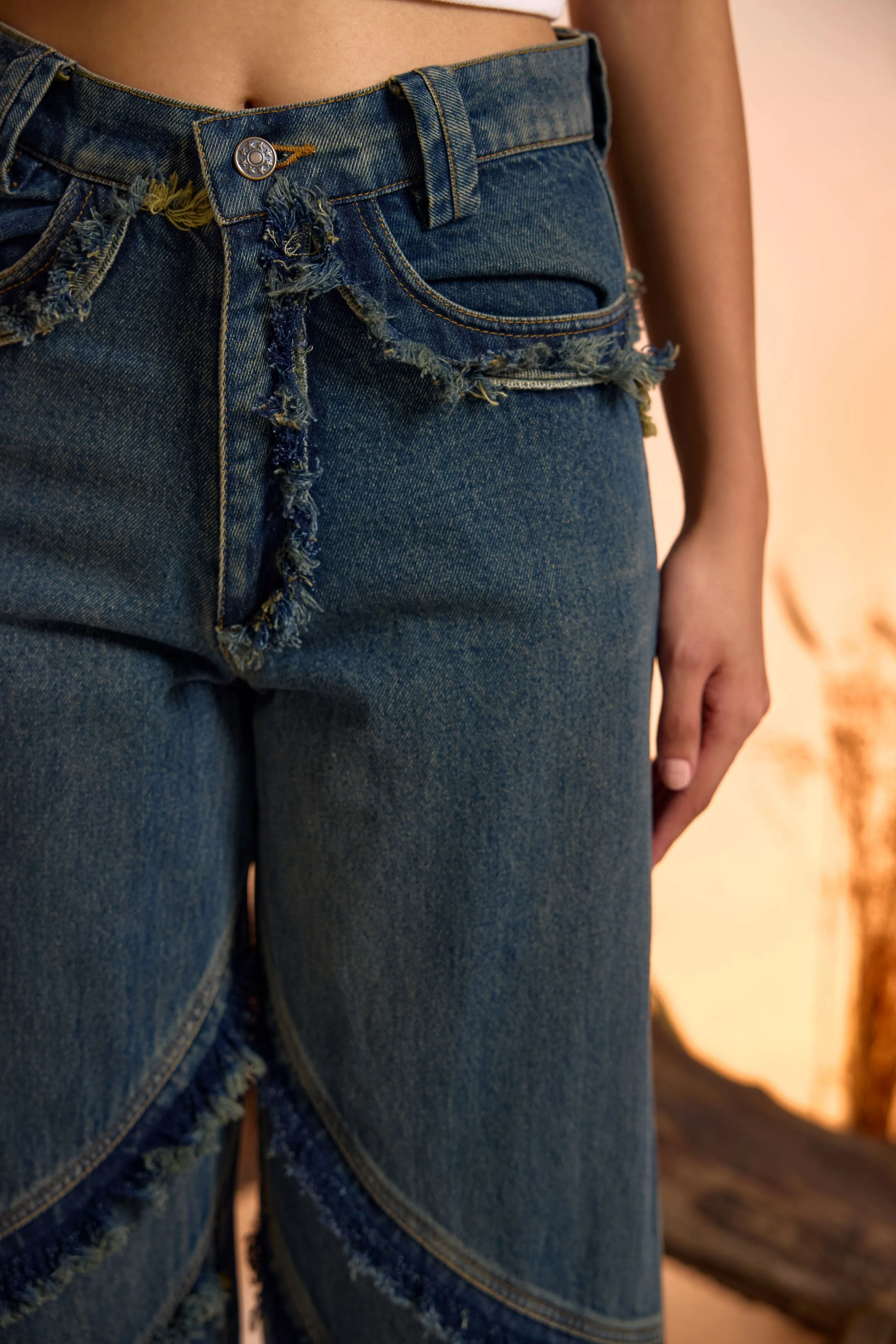 Vintage Wash Jacket & Jeans Set