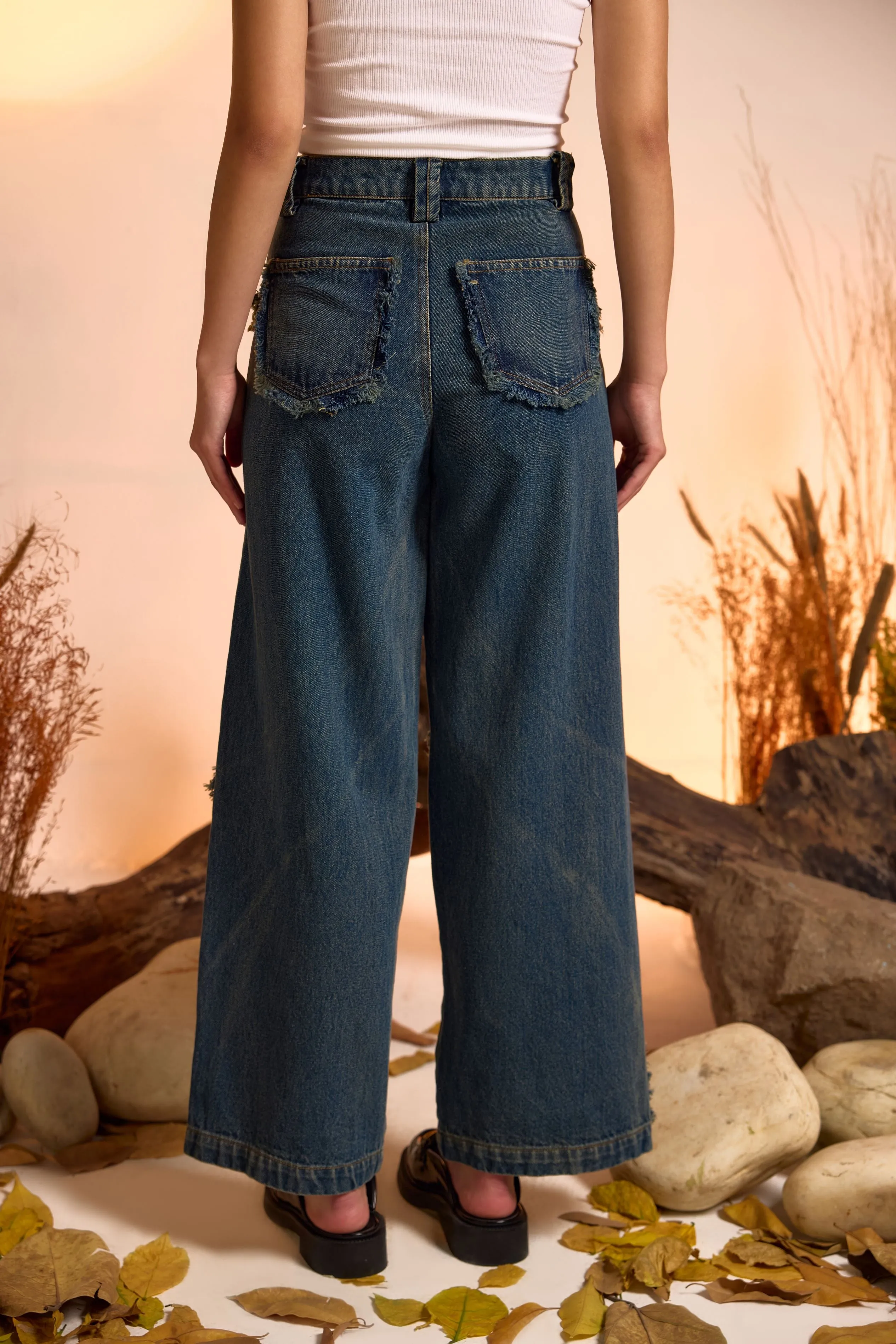 Vintage Wash Jacket & Jeans Set