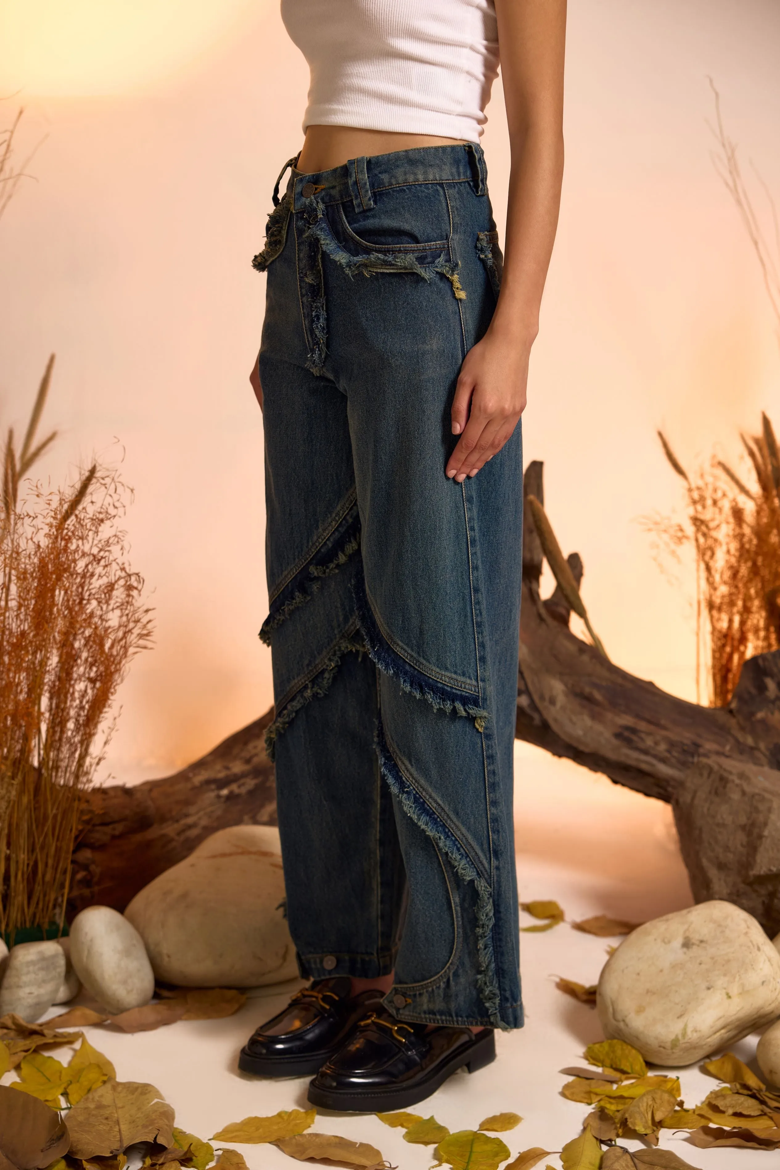 Vintage Wash Jacket & Jeans Set