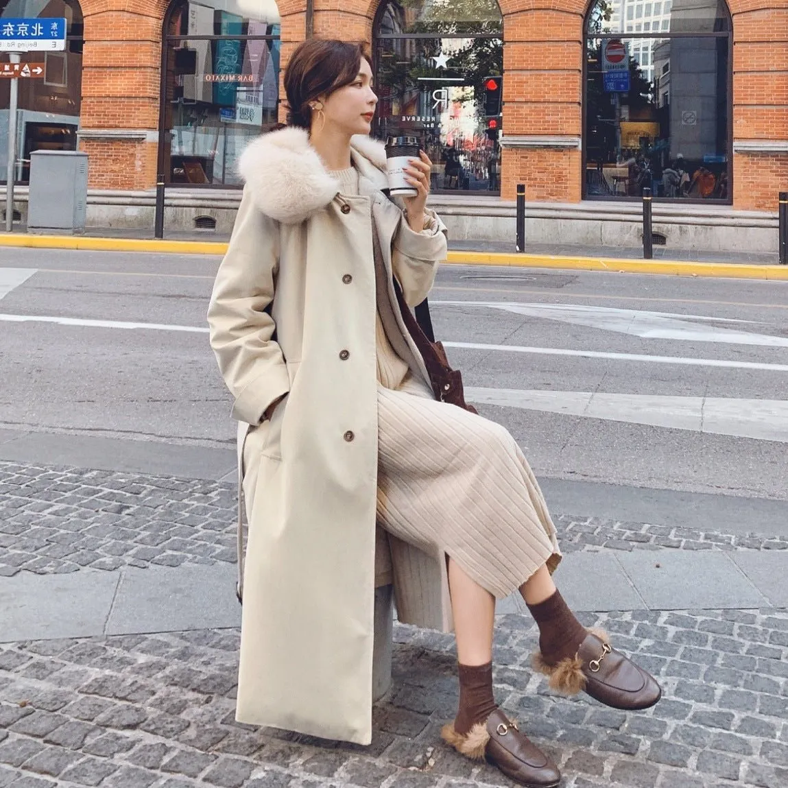 Warm & Thick Cotton Jacket Coat For Women