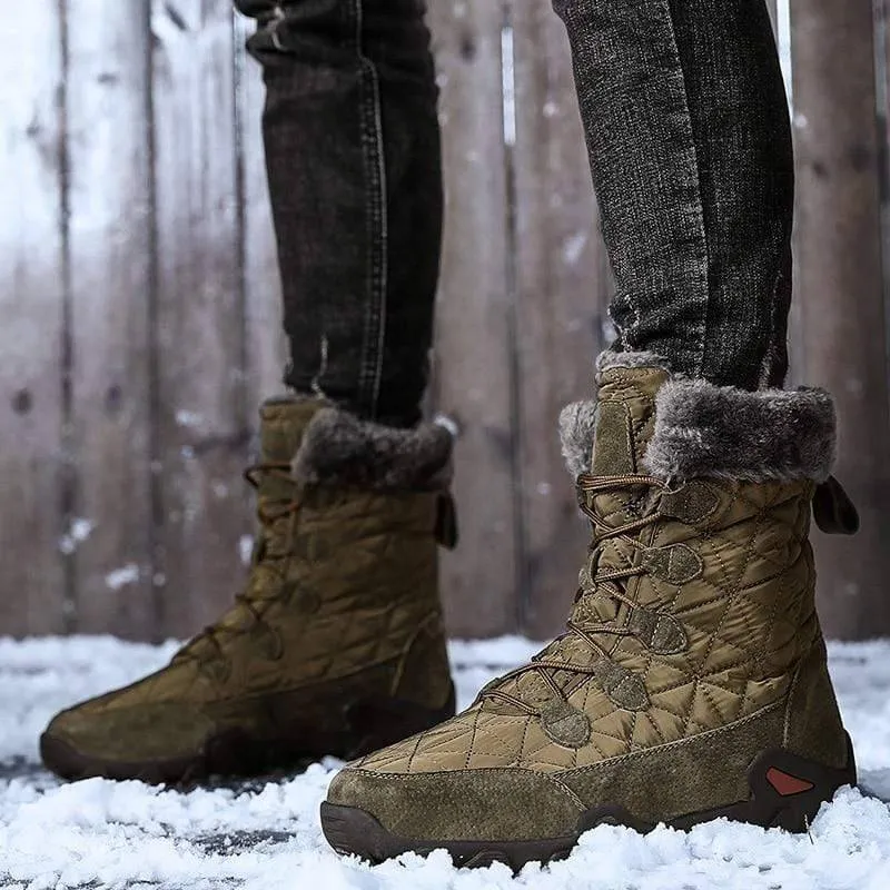 Winter Fur Plush Snow Boots